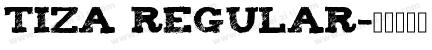 Tiza Regular字体转换